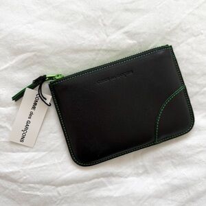 Comme des Garçons Black Leather Zip Wallet
